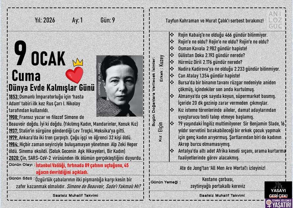 Dünya Evde Kalmışlar Günü 1